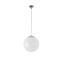 Obrázek pro produkt ISIS S2 PM závěsné plastové svítidlo nerez / bílá IP40 25W E27 - OSMONT