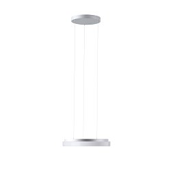Obrázek pro produkt CORVUS LE1 závěsné plastové svítidlo stříbrná / bílá IP40 4000 K 25W LED - OSMONT