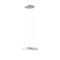 Obrázek pro produkt CORVUS LE1 závěsné plastové svítidlo stříbrná / bílá IP40 3000 K 25W LED - OSMONT