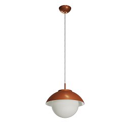 Obrázek pro produkt LUKIDA ST2 závěsné skleněné svítidlo terakota / bílá IP40 25W E27 - OSMONT