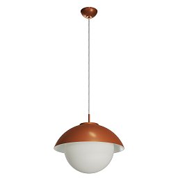 Obrázek pro produkt LUKIDA ST3 závěsné skleněné svítidlo terakota / bílá IP40 3000 K 27W LED - OSMONT