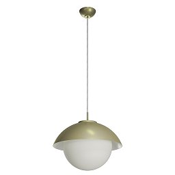 Obrázek pro produkt LUKIDA ST3 závěsné skleněné svítidlo zlatá / bílá IP40 40W E27 - OSMONT