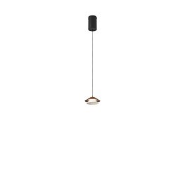 Obrázek pro produkt Závěsné LED svítidlo Atreo hnědo-béžový kov/hliník 6W 3000K průměr 13 x 200 cm - FANEUROPE