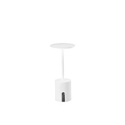 Obrázek pro produkt Nabíjecí venkovní svítidlo LIBERTY LED TOUCH DIMM bílá 3000K IP44 baterie 4000 mAh bezdrátové + USB nabíjení - FANEUROPE