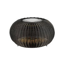 Obrázek pro produkt ADEGAN venkovní stojací lampa, plochá, solární, 2200 K, IP65, černá - BIG WHITE (SLV)