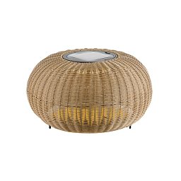 Obrázek pro produkt ADEGAN venkovní stojací lampa, plochá, solární, 2200 K, IP65, hnědá - BIG WHITE (SLV)