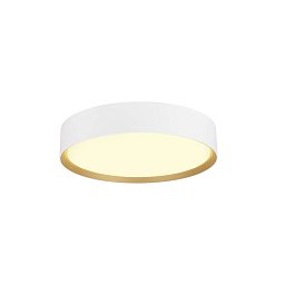 Obrázek pro produkt DECONA 30 CL, PHASE, povrchové stropní svítidlo, kulaté, 3000/4000K, 17 W, bílé/zlaté - BIG WHITE (SLV)