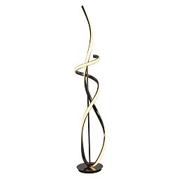 Obrázek pro produkt Stojací lampa Bandol 40W 4000lm 3000K černý chrom - GeeTi
