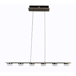 Obrázek pro produkt Závěsné svítidlo Cassis 30W 3000lm 3000K černý chrom - GeeTi
