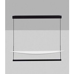 Obrázek pro produkt AKCE - Závěsné svítidlo DIONA stmívatelné černá / bílá LED 81W 5160lm 2700K 120cm - NOVA LUCE