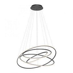Obrázek pro produkt LED závěsné svítidlo antracit stmívatelné CCT paměťová funkce nastavitelná výška 2700-5000K - PAUL NEUHAUS