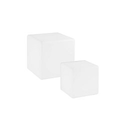 Obrázek pro produkt Solární LED svítidlo Geco, bílé, 1 W, 90 lm, RGBW, stmívatelné, IP65, vč. dálk. ovl., 40 x 40 x 40 cm - FANEUROPE