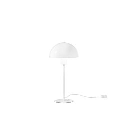 Obrázek pro produkt Stolní lampa Popart (bílá), kovová konstrukce pr. 20 x 40,1 cm, opálové stínidlo pr. 20 x 10 cm - FANEUROPE