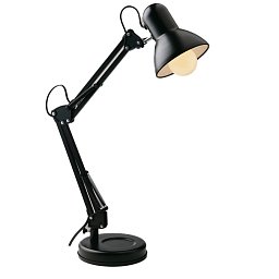 Obrázek pro produkt Stolní lampa s klipem Architteto, 1xE27, 60 x 42 cm, černá, kov - FANEUROPE