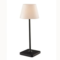 Obrázek pro produkt Nabíjecí venkovní stolní svítidlo JAMMIN černá, kov, LED 2,2 W, 60 lm, 3000 K, stmívatelné, IP54, 39 x 15 cm - FANEUROPE