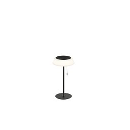 Obrázek pro produkt Solární stolní lampa Jin (černá), dobíjecí LED 1,2 W, stmívatelná 3000K, IP54, Ø 17 x 32 cm - FANEUROPE