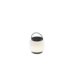 Obrázek pro produkt Solární dobíjecí LED lampa Robin (černá), 1,2 W, 3000 K, stmívatelná, IP54 - FANEUROPE