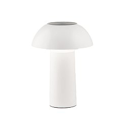 Obrázek pro produkt Nabíjecí svítidlo LAMPADA dobíjecí LED MYKES bílá polykarbonát 4,5 W 300 lm CCT stmívatelné 21x16x16 cm - FANEUROPE