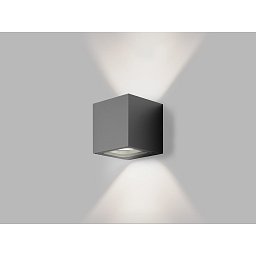 Obrázek pro produkt LED2 Venkovní nástěnné svítidlo TOMY 2, A DALI/PUSH 2x4,5W 3000K antracit - LED2 Lighting