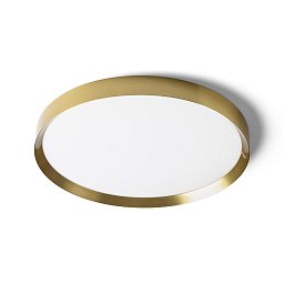 Obrázek pro produkt SOLEN LED přisazené svítidlo, kruhové česaná mosaz - RED - DESIGN RENDL