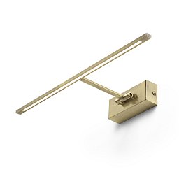 Obrázek pro produkt FRESCO LED nástěnná lampa, nad obraz staromosazná - RED - DESIGN RENDL