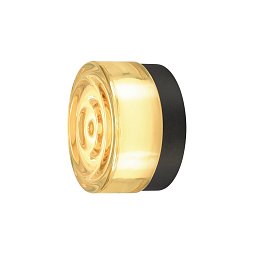 Obrázek pro produkt CYFT WAVE nástěnné a stropní svítidlo pro povrchovou montáž, 2700/3000/4000 K, 6,5 W, FÁZE, černá / jantarová. - BIG WHITE (SLV)