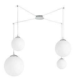 Obrázek pro produkt Závěsné svítidlo City, bílé, 4 x E27, délka 250 cm - FANEUROPE