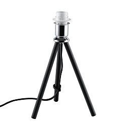 Obrázek pro produkt Základna stolní lampy – základna Marilyn, černá, 1 x E14, výška 25 cm (malá, bez stínidla) - FANEUROPE