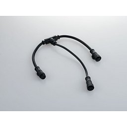 Obrázek pro produkt Příslušenství – propojovací kabel ve tvaru T, 1 zástrčka+ 2 zásuvky, délky 40 cm + 20 cm - FANEUROPE
