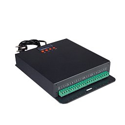Obrázek pro produkt Ovladač LED DMX512 RGB, vstup AC 230 V, výstup DC 12 V, 300 W, 6 kanálů RGB (50 W) - FANEUROPE
