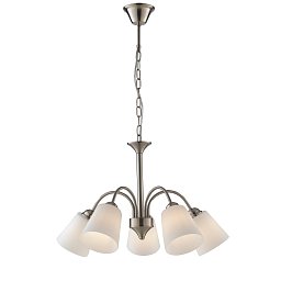 Obrázek pro produkt Závěsné svítidlo 1162, nikl, 5 x E14, 60 x 88 cm - FANEUROPE