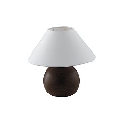 Obrázek pro produkt Stolní lampa Lumetto Rovere, dřevo/bílá, 1 x E14, 23 x 23 cm - FANEUROPE