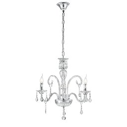 Obrázek pro produkt Závěsné svítidlo Cristallo, průhledné, 3 x E14, 66 x 135 cm - FANEUROPE