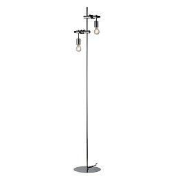 Obrázek pro produkt Stojací lampa Piantana Admiral, chrom, 2 x E27, 30 x 165 cm - FANEUROPE