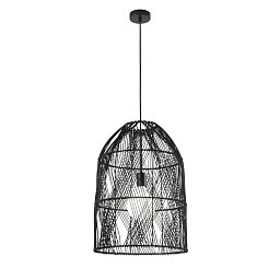 Obrázek pro produkt Závěsné svítidlo Ancella, černé, 1 x E27, 40 x 212,5 cm - FANEUROPE