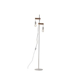 Obrázek pro produkt Stojací lampa Piantana Arizona, bílé, 2 x E27, 28 x 166 cm - FANEUROPE