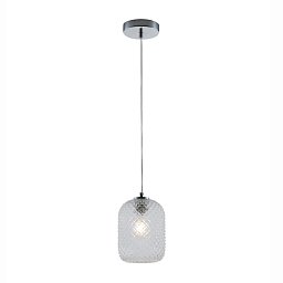 Obrázek pro produkt Závěsné svítidlo Ashford Ovale, průhledné, 1 x E27, 15 x 150 cm - FANEUROPE