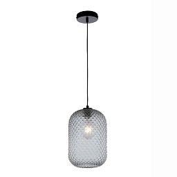 Obrázek pro produkt Závěsné svítidlo Ashford Ovale, kouřové (fumé), 1 x E27, 20 x 150 cm - FANEUROPE
