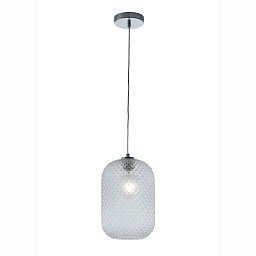 Obrázek pro produkt Závěsné svítidlo Ashford Ovale, průhledné, 1 x E27, 20 x 150 cm - FANEUROPE