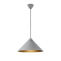 Obrázek pro produkt Závěsné svítidlo BigBang, šedé/zlaté, 1 x E27, 49 x 183,5 cm - FANEUROPE