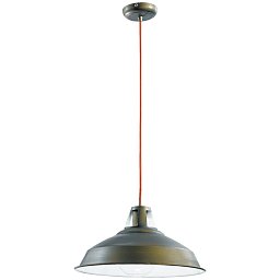 Obrázek pro produkt Závěsné svítidlo Bogota, zelené/rámové+černé, 1 x E27, 39 x 120 cm - FANEUROPE