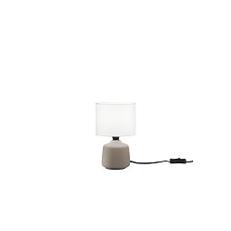 Obrázek pro produkt Stolní lampa Burano keramika, béžová, 1xE14, pr. 14 x H 22 cm - FANEUROPE