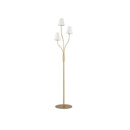 Obrázek pro produkt Stojací lampa Piantana Canto, zlaté/bílé, 3xG9, 38,5 x 158 cm - FANEUROPE