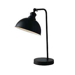 Obrázek pro produkt Stolní lampa Lume Charleston, černá, 1 x E27, 16 x 27 x 43 cm - FANEUROPE