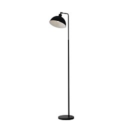Obrázek pro produkt Stojací lampa Piantana Charleston, černá, 1 x E27, 25 x 40 x 165 cm - FANEUROPE