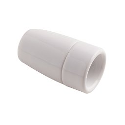 Obrázek pro produkt Příslušenství – porcelánová objímka Clay E14, bílá, 3,5 x 6 cm - FANEUROPE