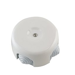 Obrázek pro produkt Příslušenství – porcelánová krabice pro elektrický rozvod Clay, bílá, 8 x 4,5 cm - FANEUROPE