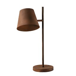 Obrázek pro produkt Stolní lampa Lume Colt, rezavá, 1 x E27, 33,5 x 55 cm - FANEUROPE