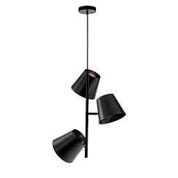 Obrázek pro produkt Závěsné svítidlo Colt, šedé, 3 x E27, 51 x 212 cm - FANEUROPE