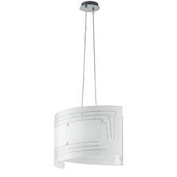 Obrázek pro produkt Závěsné svítidlo Concept, bílé, 2 x E27, 45 x 130 cm - FANEUROPE